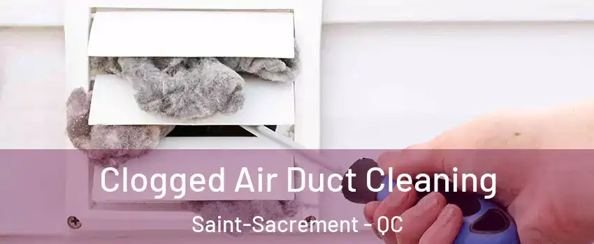  Clogged Air Duct Cleaning Saint-Sacrement - QC