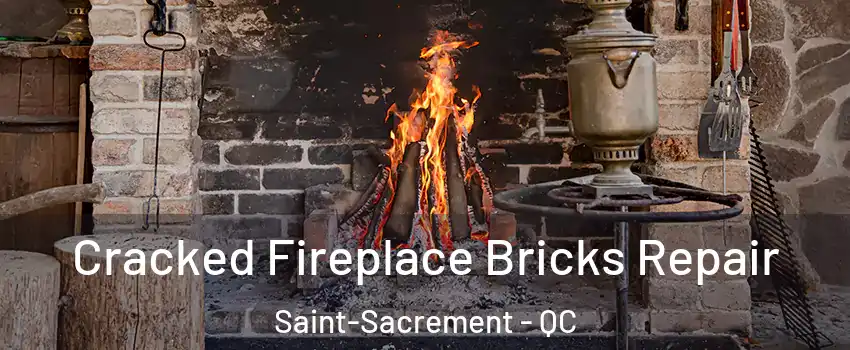  Cracked Fireplace Bricks Repair Saint-Sacrement - QC