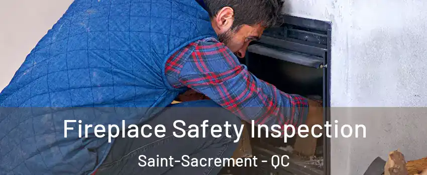 Fireplace Safety Inspection Saint-Sacrement - QC