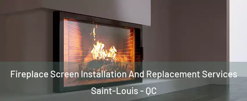 Fireplace Screen Installation And Replacement Services Saint-Louis - QC