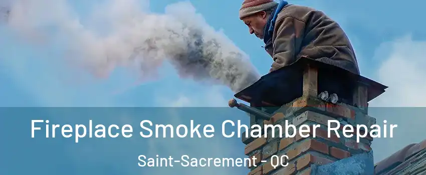  Fireplace Smoke Chamber Repair Saint-Sacrement - QC