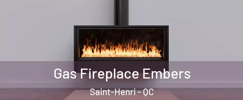  Gas Fireplace Embers Saint-Henri - QC