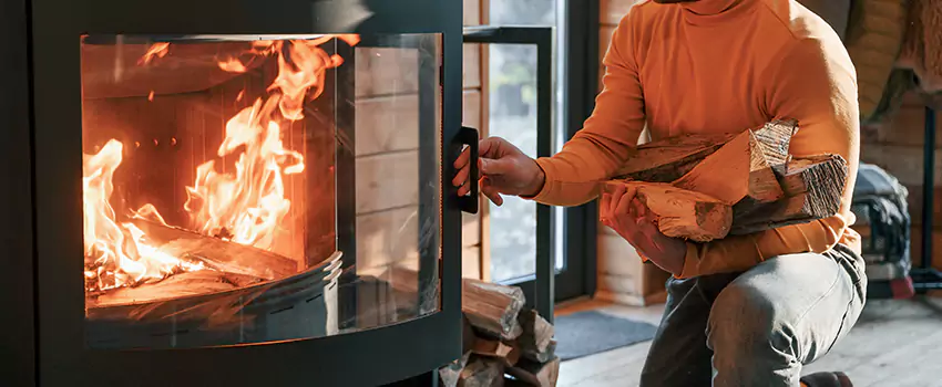 Residential Fireplace Ceramic Glass Installation in Terrebonne, QC