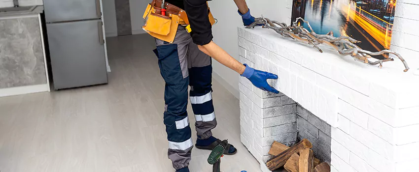 Outdoor Fireplace Restoration in Terrebonne, Quebec