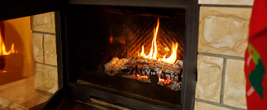 Commercial Prefabricated Fireplace Replacement in Terrebonne, Quebec