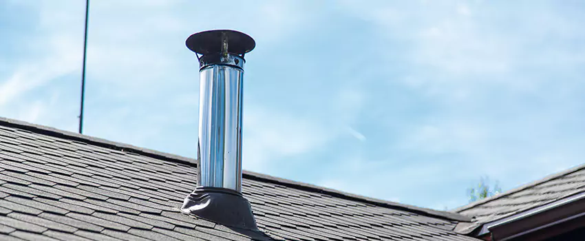 Outdoor Metal Chimney Installation in Terrebonne, Quebec
