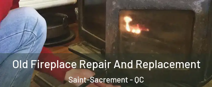  Old Fireplace Repair And Replacement Saint-Sacrement - QC